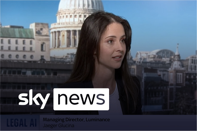 Luminance unveils its AI-powered Chatbot at Ian King Live on Sky News